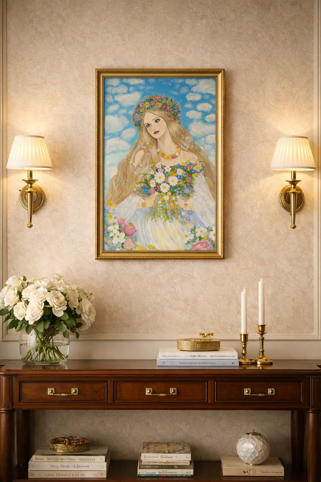 Spring Goddess - Original Acrylic Painting